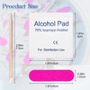 Qsnidy 30 Pack Disposable Manicure Kit Individually Packed 3-Piece Mini