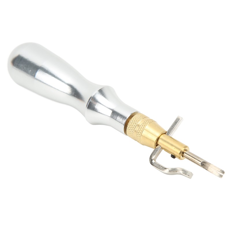5 in 1 Leather Groover Multifunctional Aluminum Handle Stitching Groover