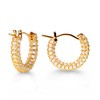 BTDAO Twisted Hoop Earrings 14K Gold Plated Gift for Girls