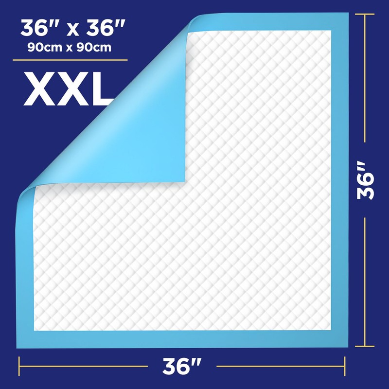 Bed Pads Disposable for Adults 36" x 36" - 40