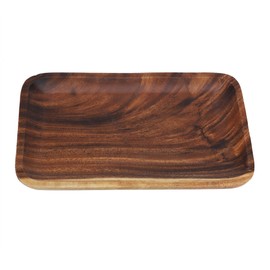 Elegant Sushi Tray Snacks Salad Desserts Wooden Serving Dish for Home Restaurant  25*17*2cm