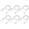sourcing map Picture Hanging Wire Kit, 6Set 1M Adjustable Hanger