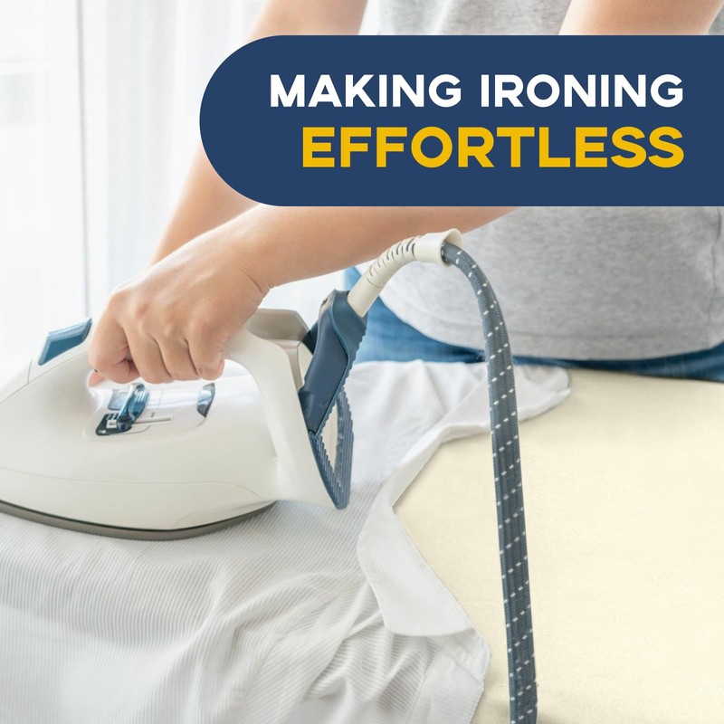 Ironing Board Full Size, RAINHOL Ivory 43x13 Compact Iron Board