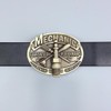 Antique Bronze Plated Mechanic Tradesman Oval Belt Buckle Boucle de