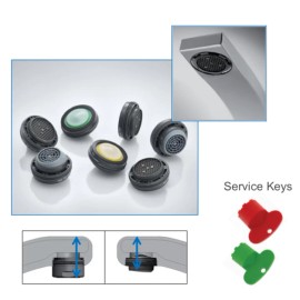 NEOPERL Slim Aerator Neoperl Install Key Set Regular, Junior Tools
