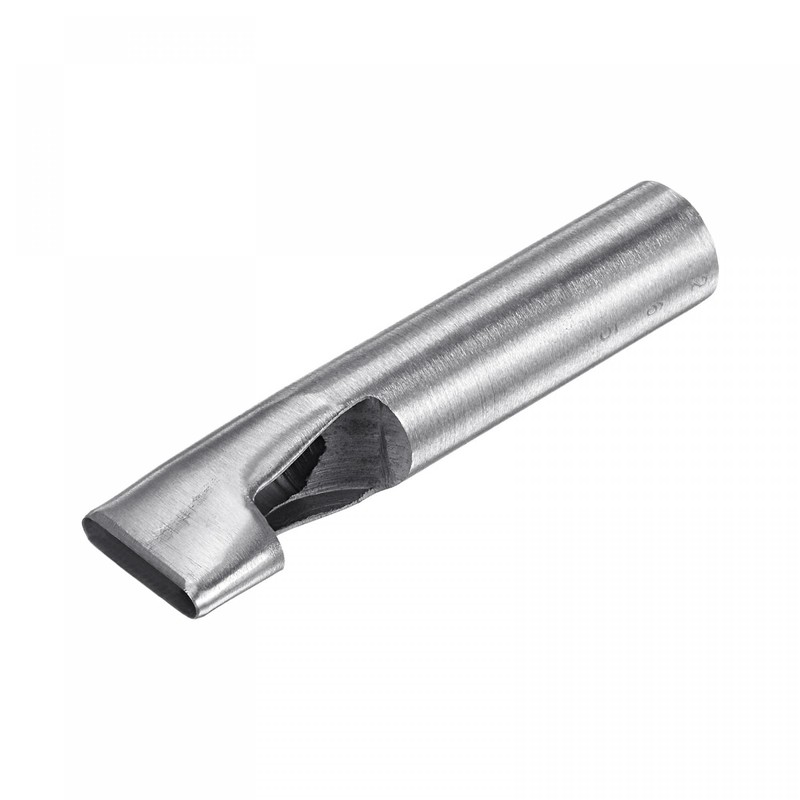 sourcing map Oval Hole Punch 5 x 26 mm Leather