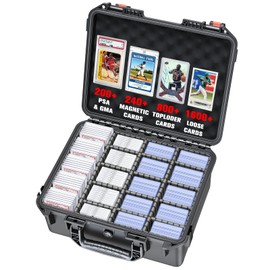 LUGECASE Graded Card Case Storage Box for Sports & Trading Cards