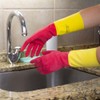 Vileda Guantes Fuertes, Máxima Protección y Resistencia, Talla MED