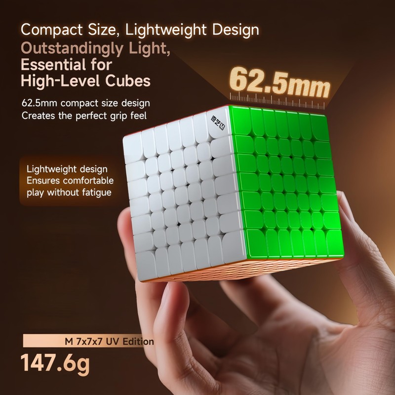 LiangCuber QY Toys Speed Cube 7x7 Magnetic UV Coating Stickerless,