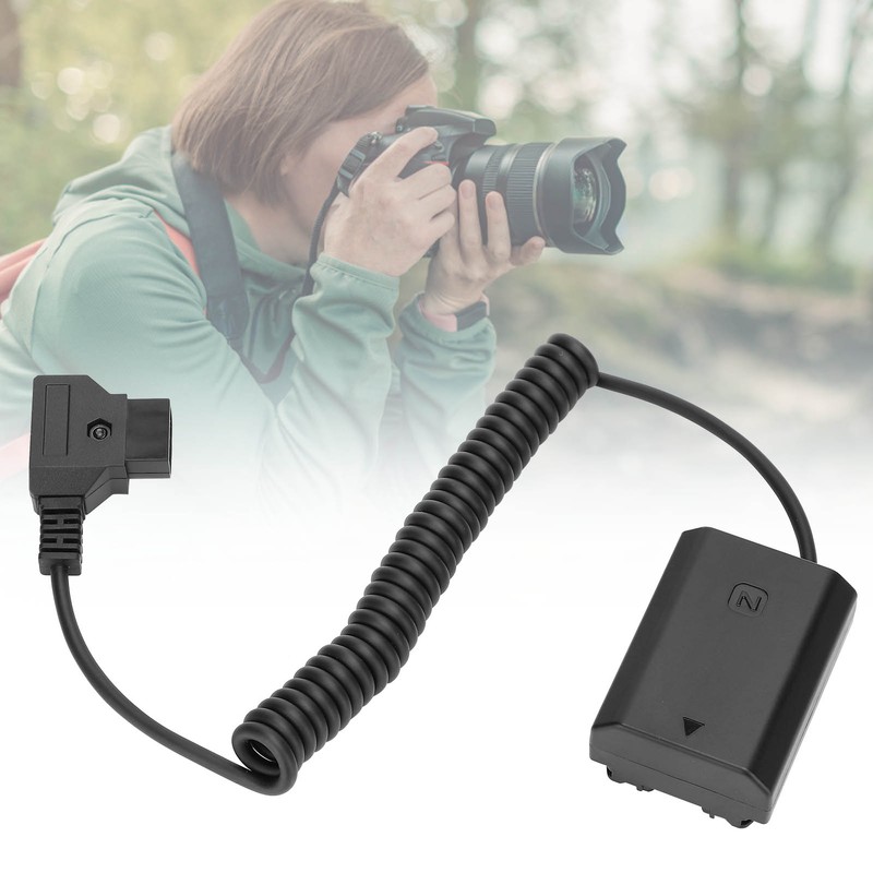 DTAP Port to NPFZ100 Full Decoder Dummy Battery for Sony