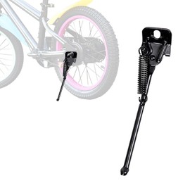 Frdhee Kids Bike Kickstand, Single-Side Kick Stand Rear Mount Bikes Support Racks 12 14 16 18 20 Inch Aluminium Alloy Rear Side Bicycle Stand for Girls and Boys Bike(18in)