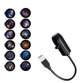 2-in-1 Star Projection & Warm Night Light – Galaxy Projector that Turns Your Bedroom into a Starry Sky, 12㎡ Coverage, USB Powered