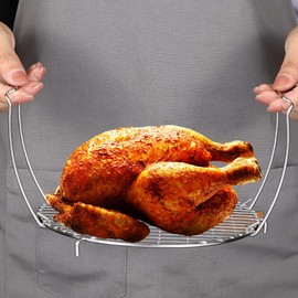 Steamer Rack Trivet with Handles for Pressure Cooker Air Fryer
