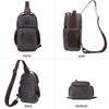 BOVIP Sling Bag for Men, Crossbody Bag Chest Bag Shoulder