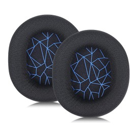 Replacement Ear Pads Cushion Compatible with SteelSeries Arctis 3 Arctis 5 Arctis 7 Arctis 9 Arctis 9X Arctis PRO Gaming Headphones Earpads (blue print)