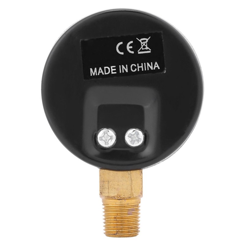 Akozon Pressure Gauge 0-30 PSI 0-2 Bar Mini Dial Water