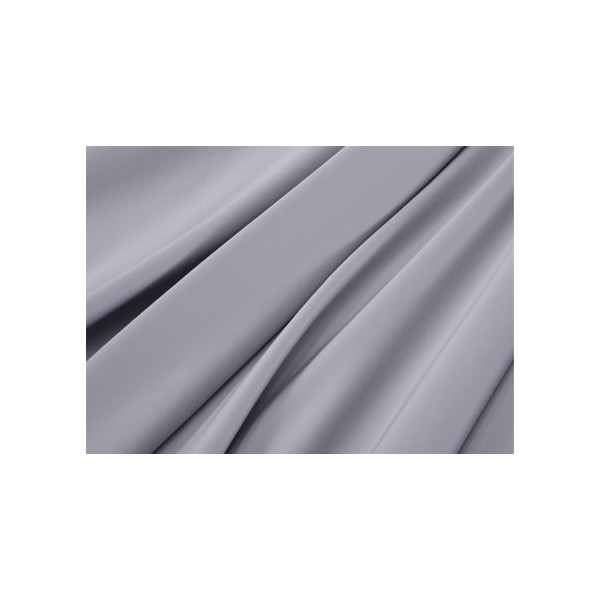 R.T. Home - Egyptian Luxury Extra Long Cotton Hotel Quality Single Size Flat Bed Sheet 180X270CM 500 Thread Count Sateen Weave Silver Grey Flat Sheet 180*270CM