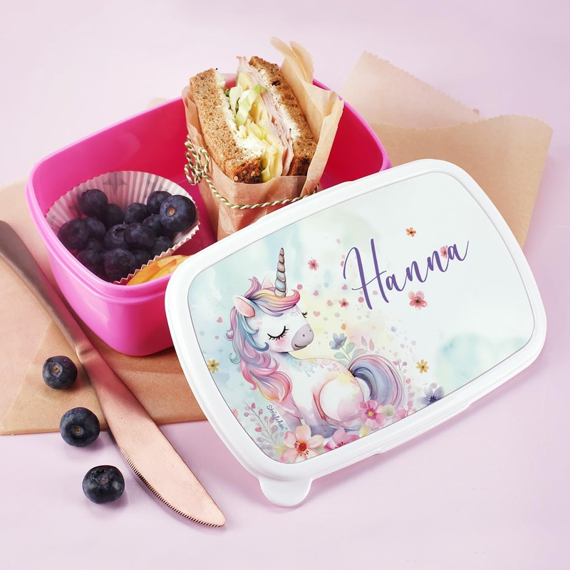 Striefchen® Lunch Box for Girls with Name of Choice –