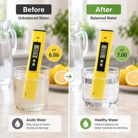 Digital pH Meter for Water Testing – 0.01 Resolution Tester for Pools, Aquariums & Hydroponics