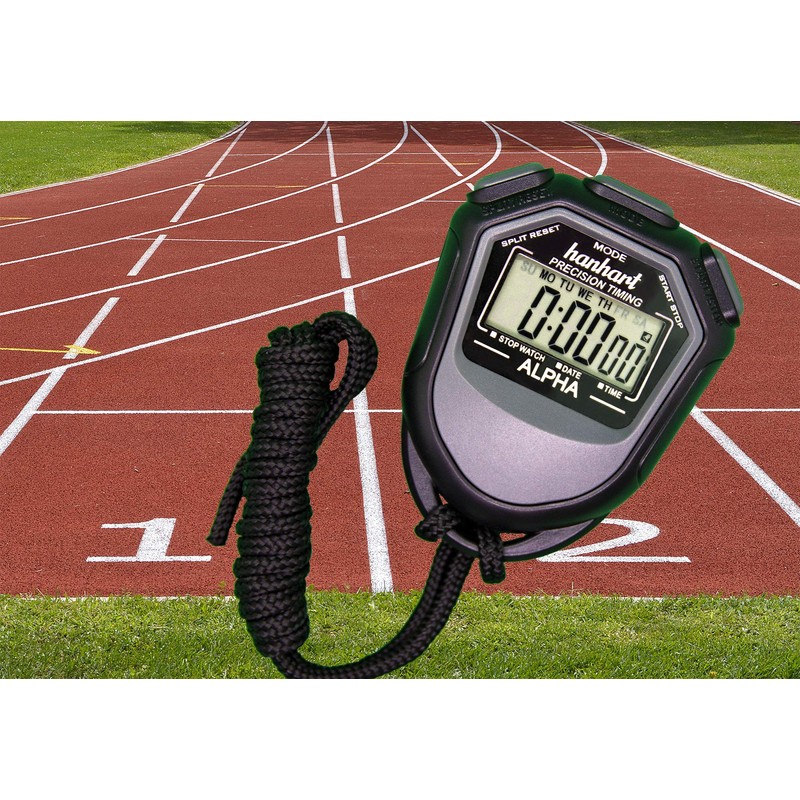 Hanhart Alpha Electronic Stopwatch Sports Watch Timer Digital Sports Watch