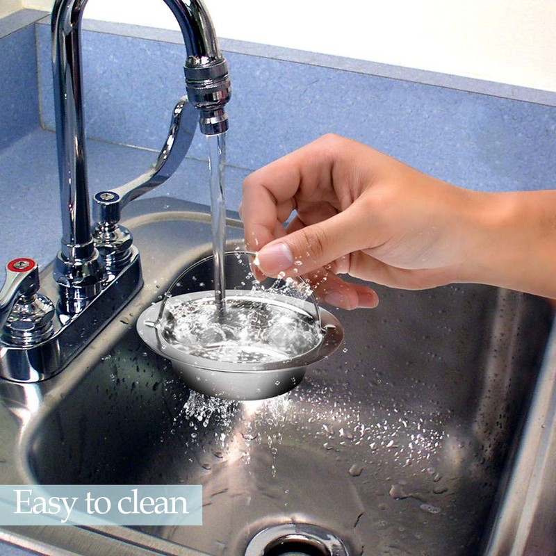 YOFASEN Kitchen Sink Strainer - Stainless-Steel Filter Hand-held Drain Protectors