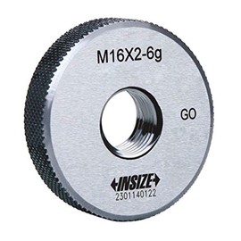 INSIZE 4120-6 Metric Thread Ring Gage, Go, M6 x 1 mm