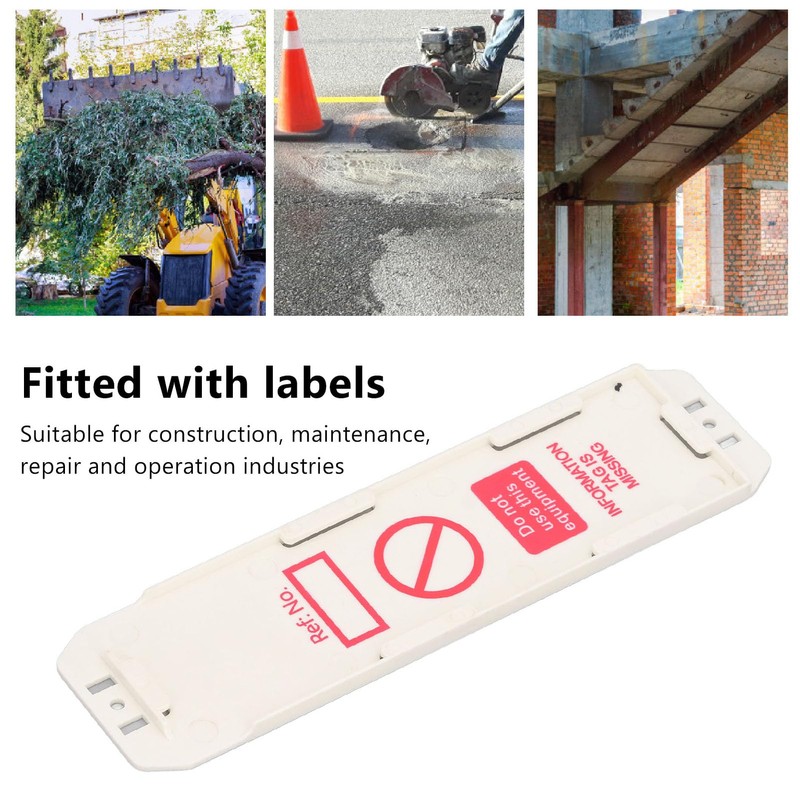 10Pcs Scafftag Holders Scaffolding Safety Inspection Tag Maintenance Repair Warning