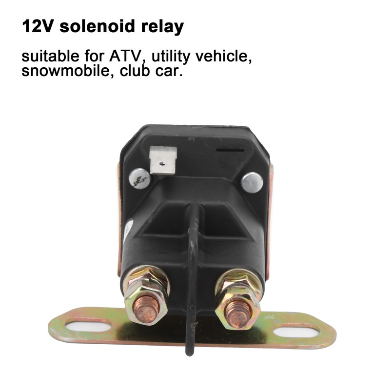 12V Solenoid Relay Switch 3 Terminals 812-1211-211 Replacement Accessory for