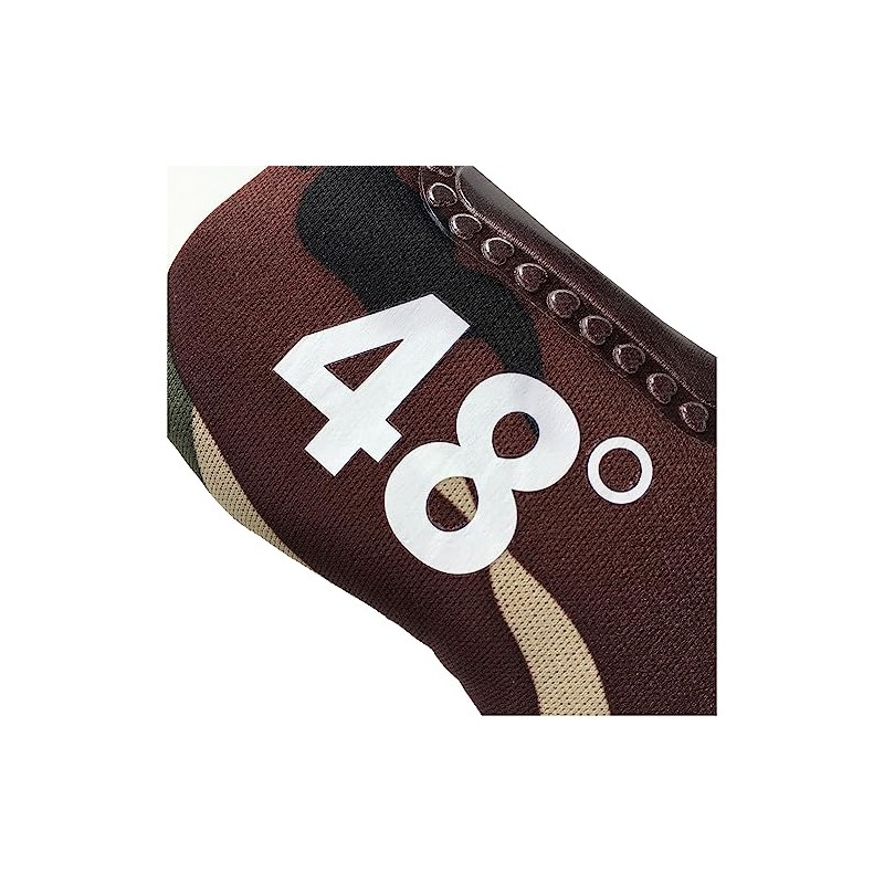 Double Sided Degree Window Golf Iron Cover Wedge Cover 48°,