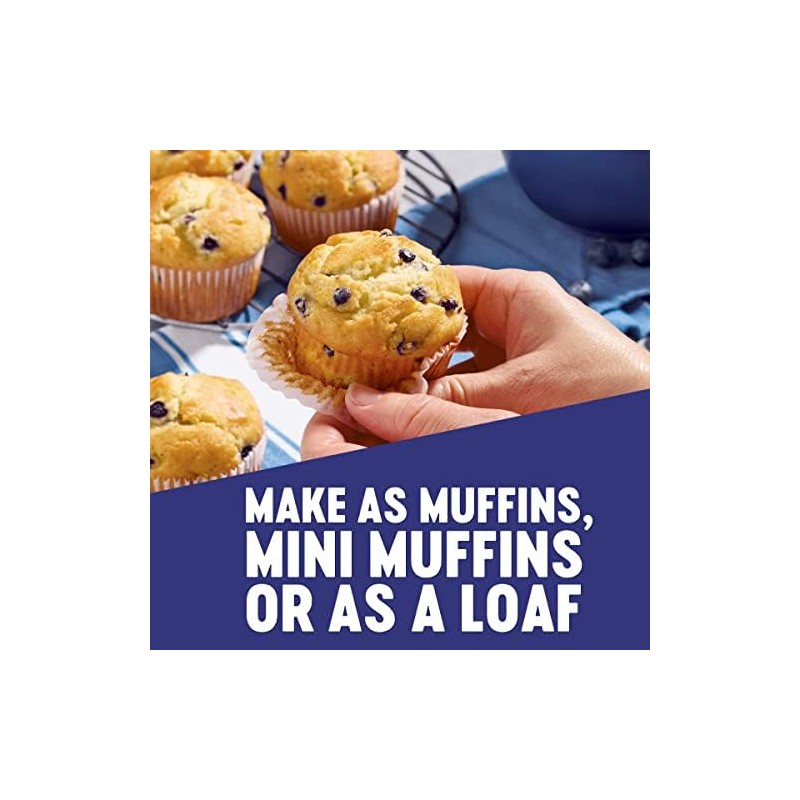 Krusteaz Wild Blueberry Muffin Mix, 17.1 OZ (Pack of 6)