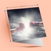 1 x Greeting Card Boxing Gloves Flight Boxers Punch -