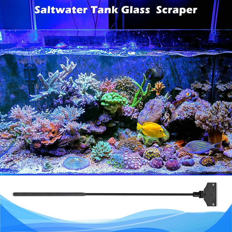 Pronetcus Aquarium Algae Scraper,Aquarium Glass Cleaner,Fish Tank Cleaner, Aquarium Scraper