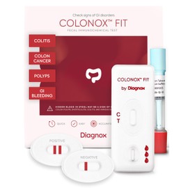 COLONOX at-Home Colon Screening Test Kit – Easy to Use Fecal Occult Blood (FIT or FOB) Colon Test for Early Detection (3 Tests)