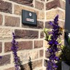 Metzler Surface-Mounted Doorbell in Anthracite - Stainless Steel Bell with