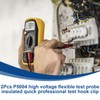 Multimeter Wire Lead Test Hook Clip, 2Pcs P5004 High Voltage