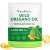YIEEGCM Wild Oregano Oil Softgels with Black Seed Oil -
