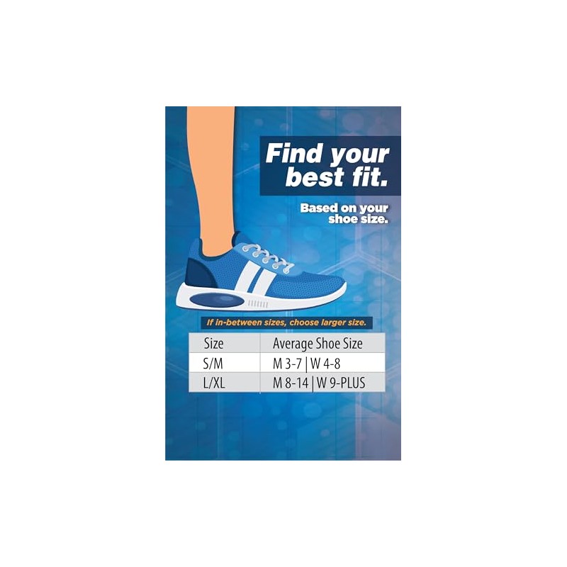 OrthoSleeve FS3 Forefoot Compression Sleeves (One Pair) Bunion Comforter and