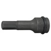 Tone 4AH-12L75 Semi-Long Hexagon Socket for Impact, 1/2 inch (12.7
