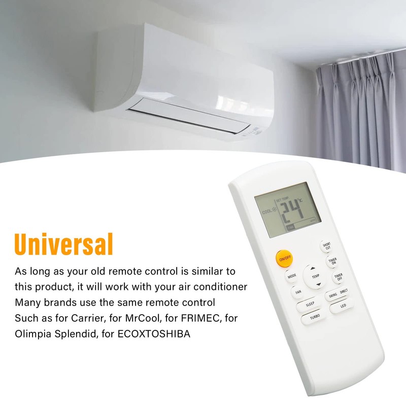 Replacement Air Conditioning Remote Control Universal Air Conditioner Controller AC