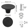 Uenhoy 4 Pcs Dutch Oven Knob Bakelite Pan Pot Lid