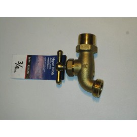 American Valve 3/4-in MNPT Brass Multi Turn Garden Hose Bibb Faucet M71 # 21516