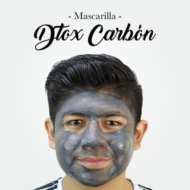 Kit Piel Perfecta Mascarilla Dtox Carbón Activado + Mascarilla Secante Calamina -Acné, Puntos Negros, Manchas-