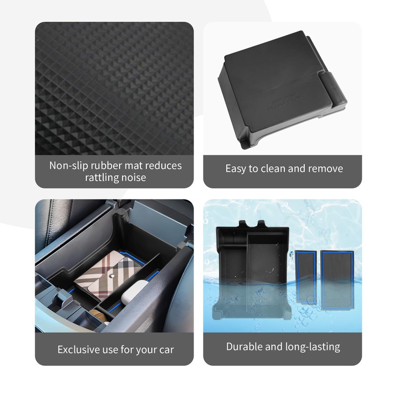 CDEFG for 2020-2023 2024 Edge Center Console Organizer Tray Compatible