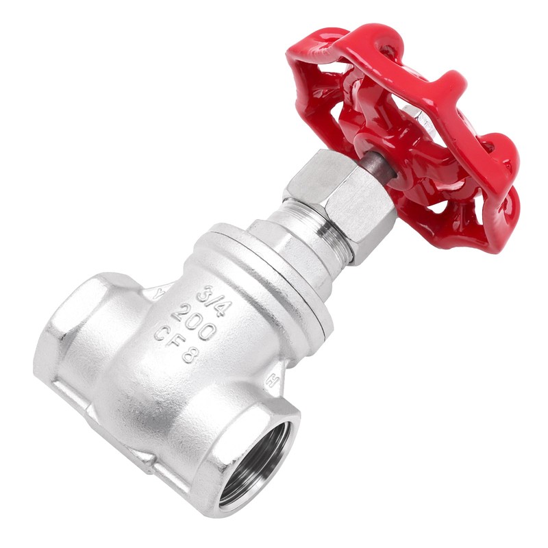 DERPIPE Heavy Duty Gate Valve - 3/4" NPT Stainless Steel