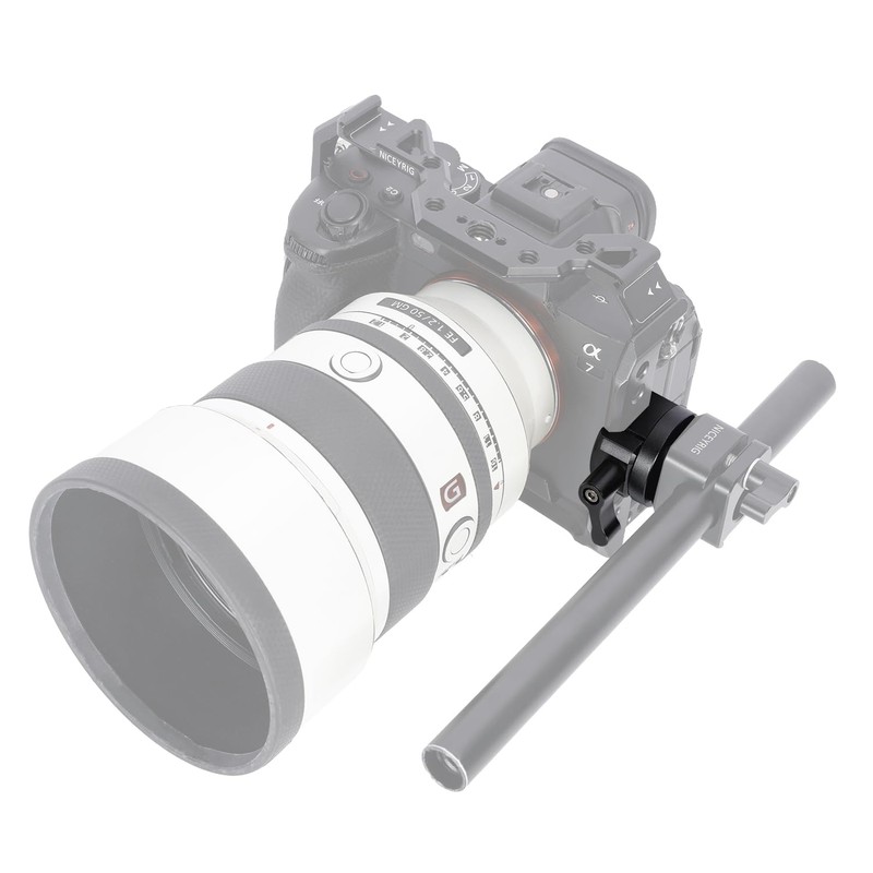 NICEYRIG NATO Clamp 1/4"-20 ARRI Positioning Screw Hole for COLBOR