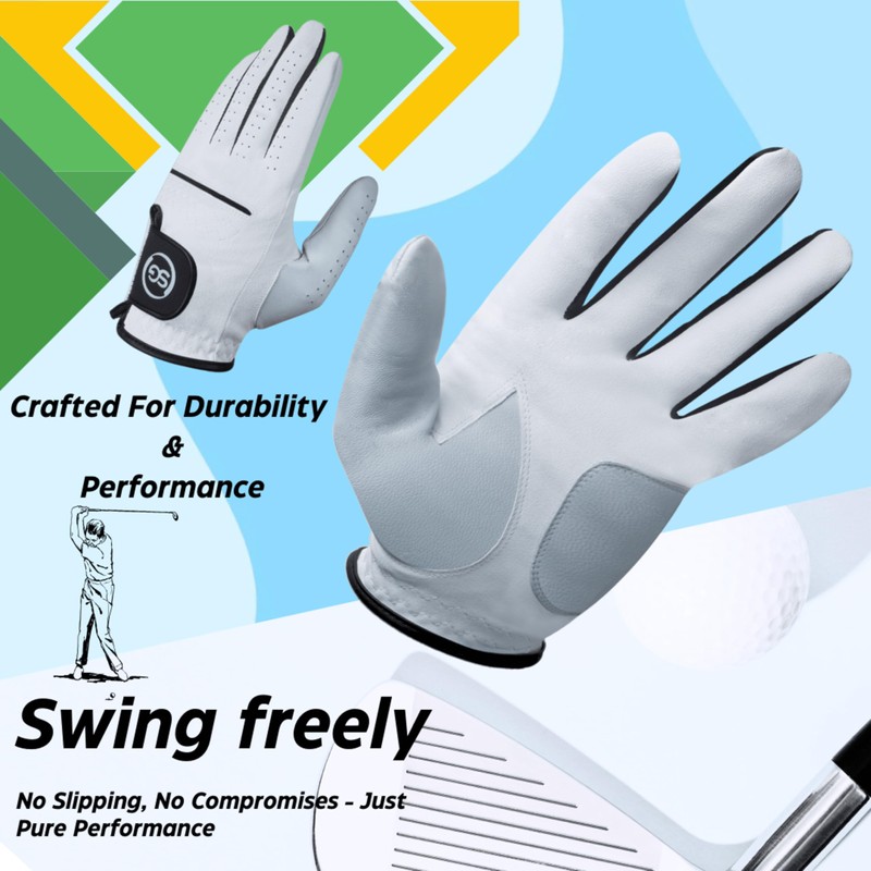 H-Cube All-Weather Microfiber Golf Gloves Men Right Handed Golfer Large