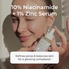 NIACINAMIDE 10% + ZINC 1% SERUM for large pores and