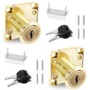 Qjaiune 2 Pack File Cabinet Locks with Key, 7/8 Inch