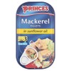 Princes Mackerel Fillets in Sunflower Oil (125g)