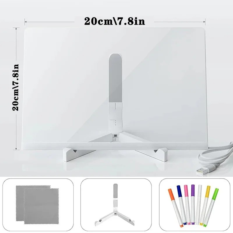 LED Acrylic Message Board for Drawing & Notes – 15